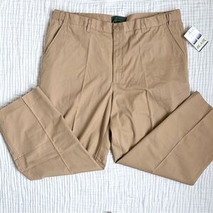 Blair Khaki Pants 42M Adjust-A-Band Wrinkle Resistant NWT Classic Fit